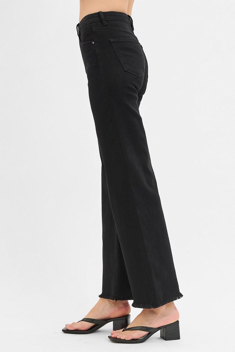 Izzie High Rise Wide Leg Jeans - MTT Collective