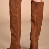 Izzy Suede Upper High Bootie - MTT Collective