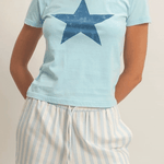 Jada Star Graphic Crew Neck Tee - MTT Collective