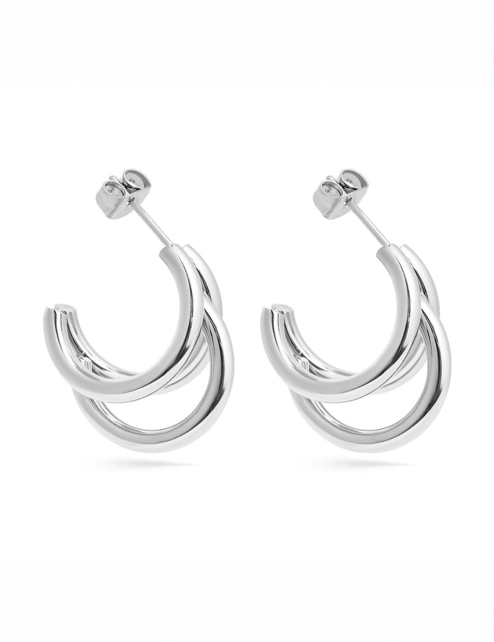 Janet Statement Layered Hoop Earrings - MTT Collective