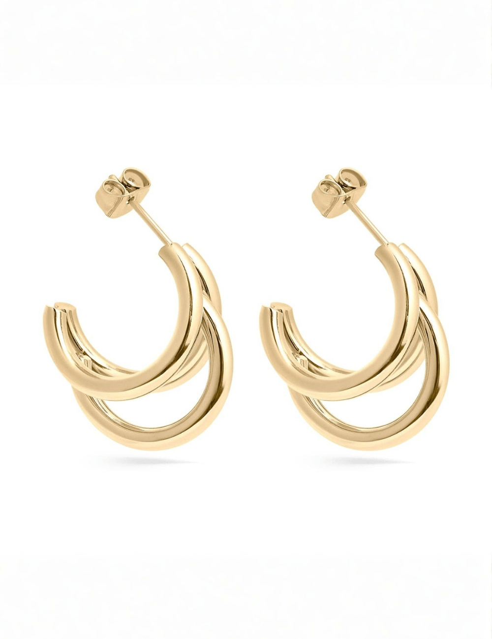 Janet Statement Layered Hoop Earrings - MTT Collective
