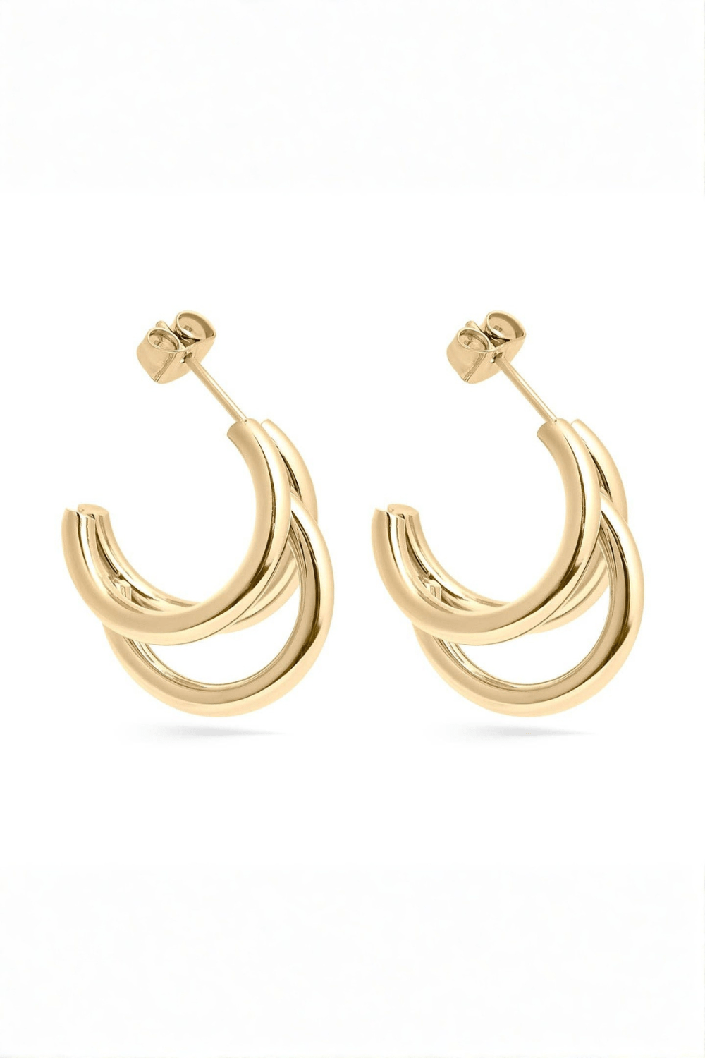 Janet Statement Layered Hoop Earrings - MTT Collective