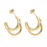 Janet Statement Layered Hoop Earrings - MTT Collective