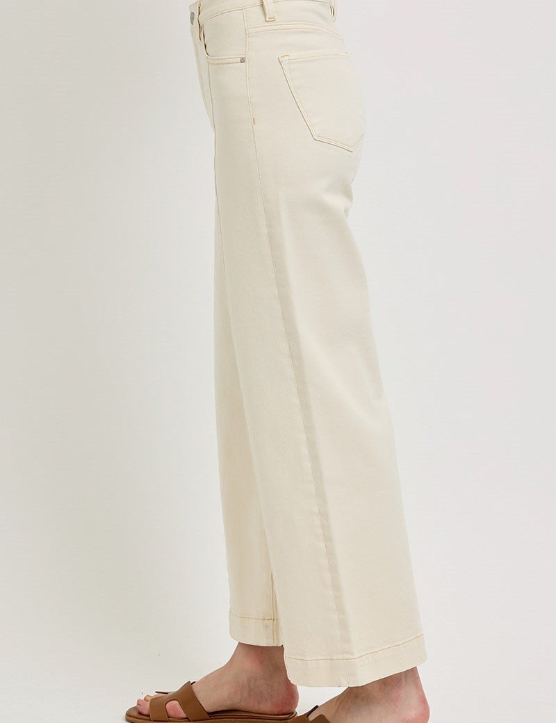 Janine High Rise - Crop Wide Pants - MTT Collective