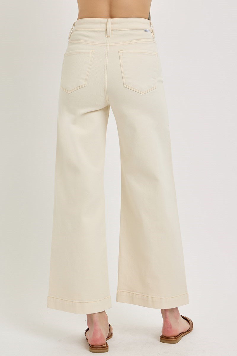 Janine High Rise - Crop Wide Pants - MTT Collective