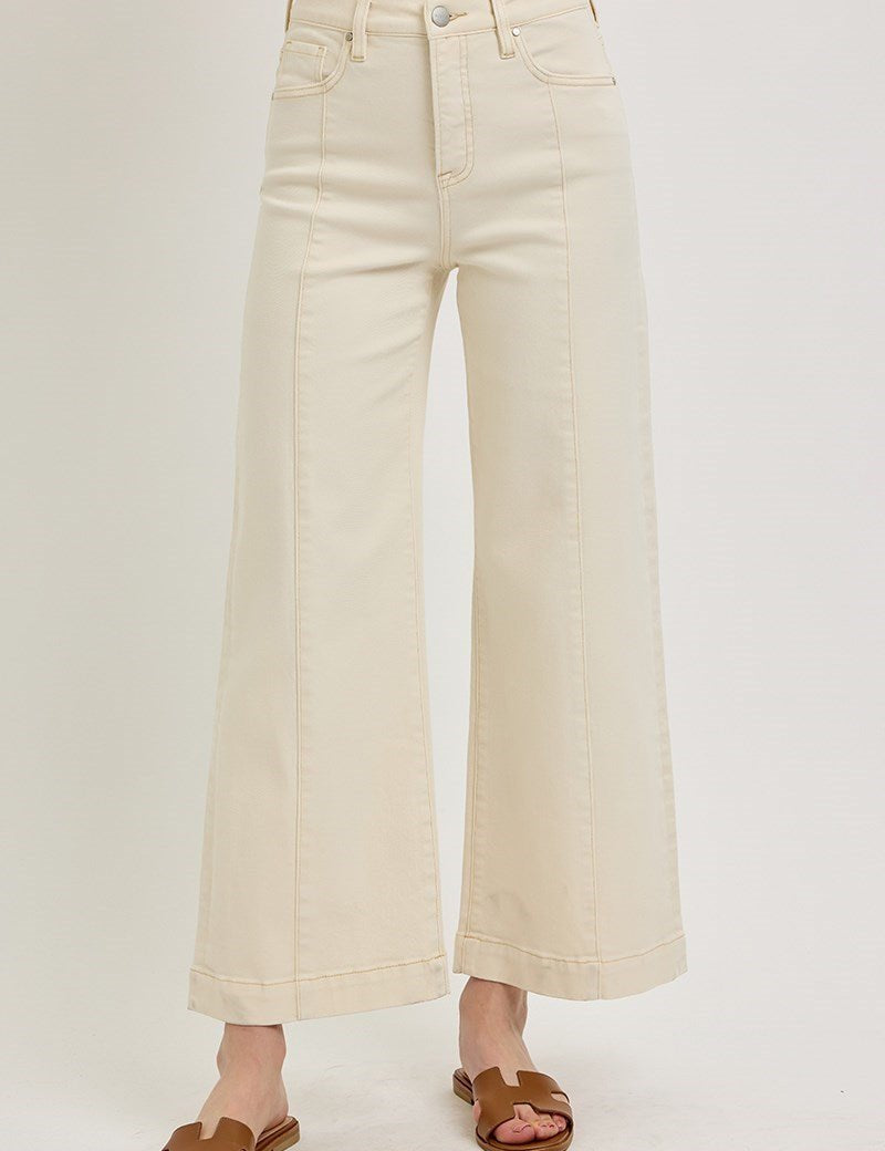 Janine High Rise - Crop Wide Pants - MTT Collective