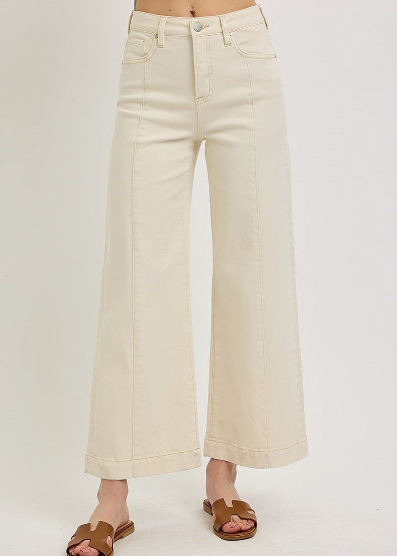 Janine High Rise - Crop Wide Pants - MTT Collective
