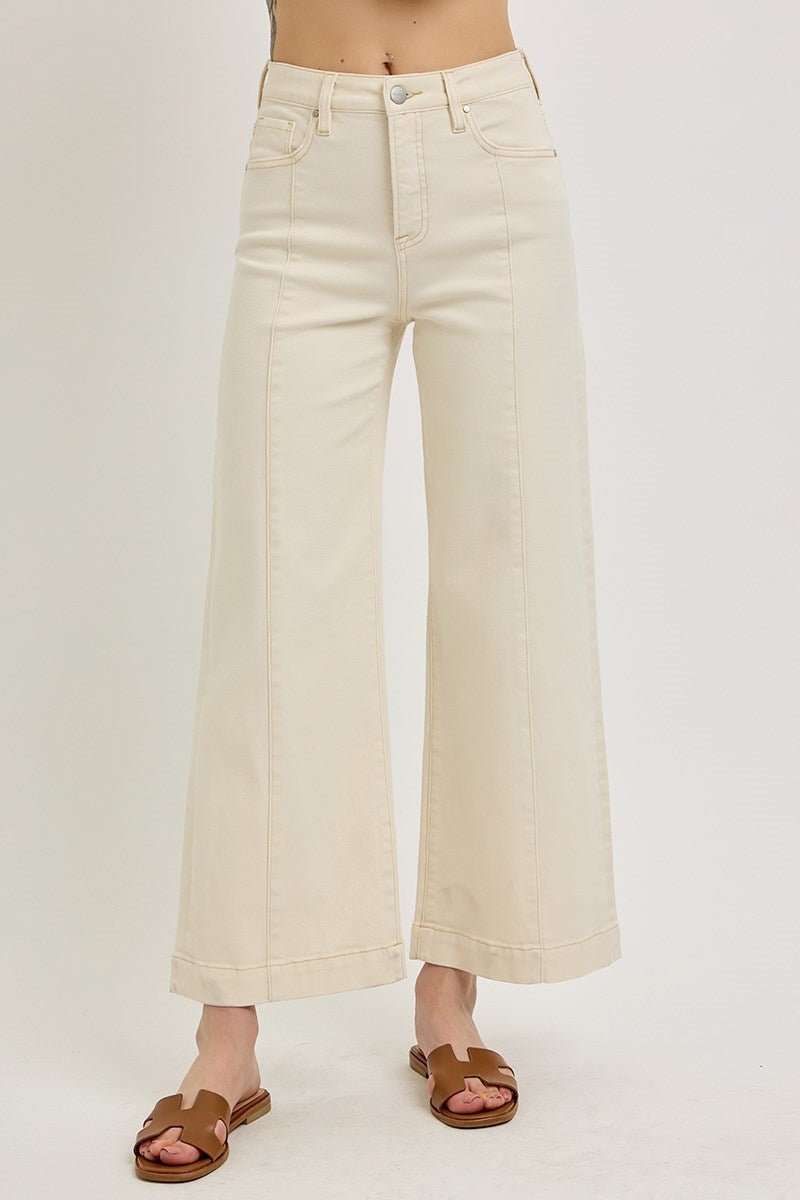 Janine High Rise - Crop Wide Pants - MTT Collective