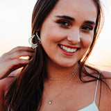 Jasmine Brushed Drop Earrings - MTT Collective