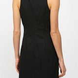 Jayden Embroidered Linen Fitted Dress - MTT Collective