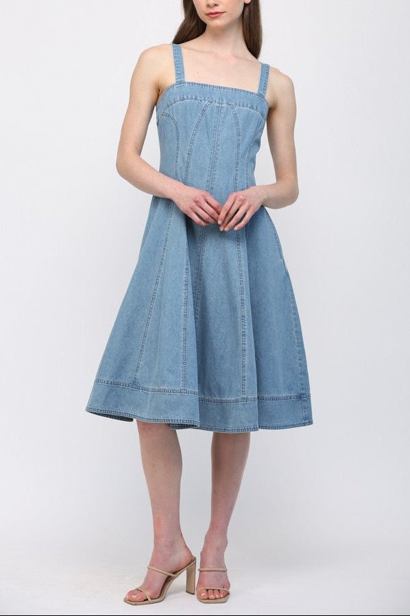 Jemma Fit & Flare Midi Dress - MTT Collective