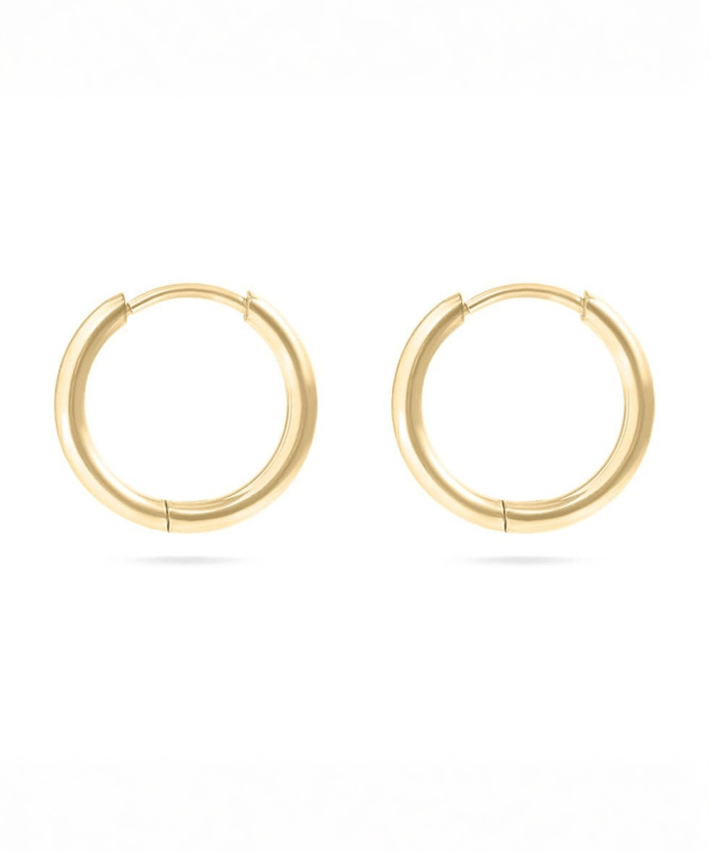 Jessica Classic Hoop Huggie Earrings - MTT Collective