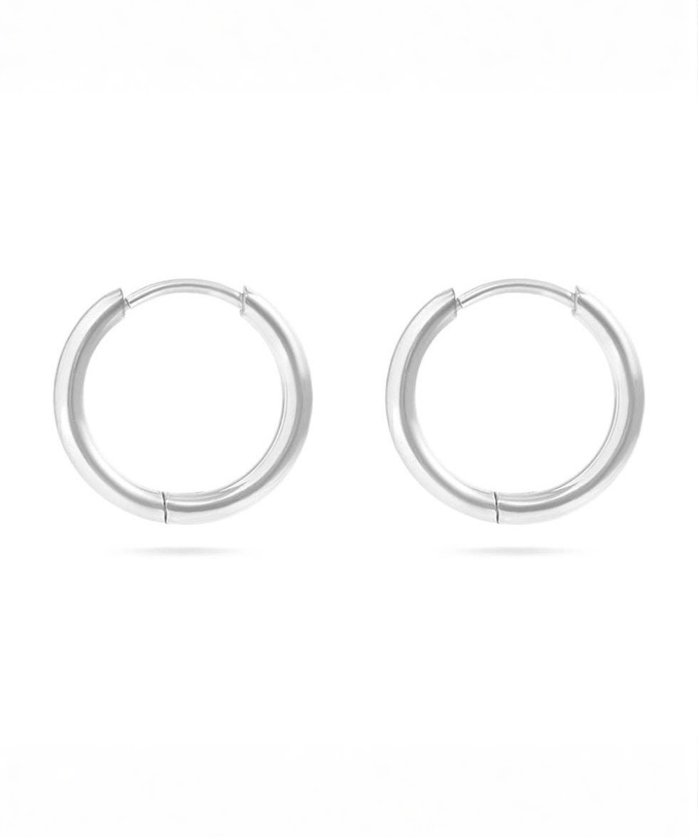 Jessica Classic Hoop Huggie Earrings - MTT Collective