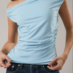 Jessica Off The Shoulder Ruched Top - MTT Collective