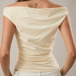 Jessica Off The Shoulder Ruched Top - MTT Collective