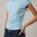 Jessica Off The Shoulder Ruched Top - MTT Collective