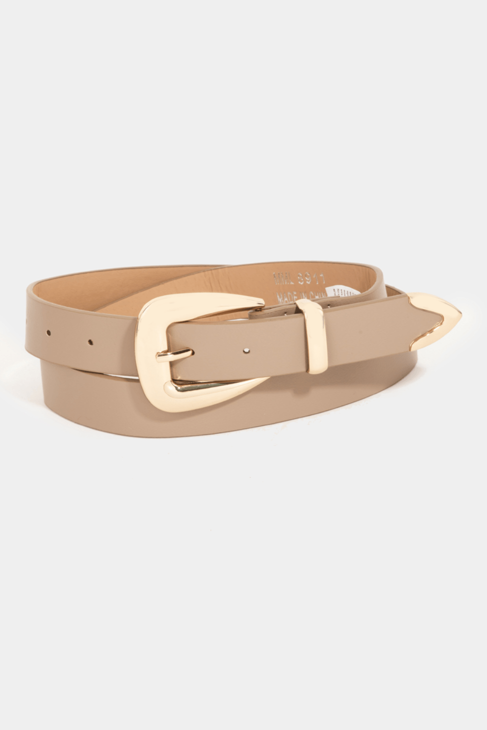 Jocelyn Smooth Vegan Leather Belt - MTT Collective