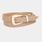 Jocelyn Smooth Vegan Leather Belt - MTT Collective