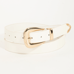 Jocelyn Smooth Vegan Leather Belt - MTT Collective