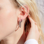 Judith Square Huggie Earrings - MTT Collective