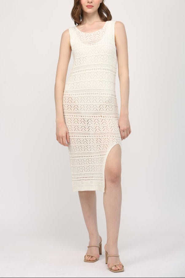 Julie Tank Cover UP Midi Sweater Dress - MTT Collective