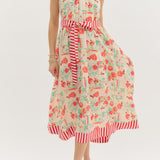 Juliette Floral Midi Sundress - MTT Collective