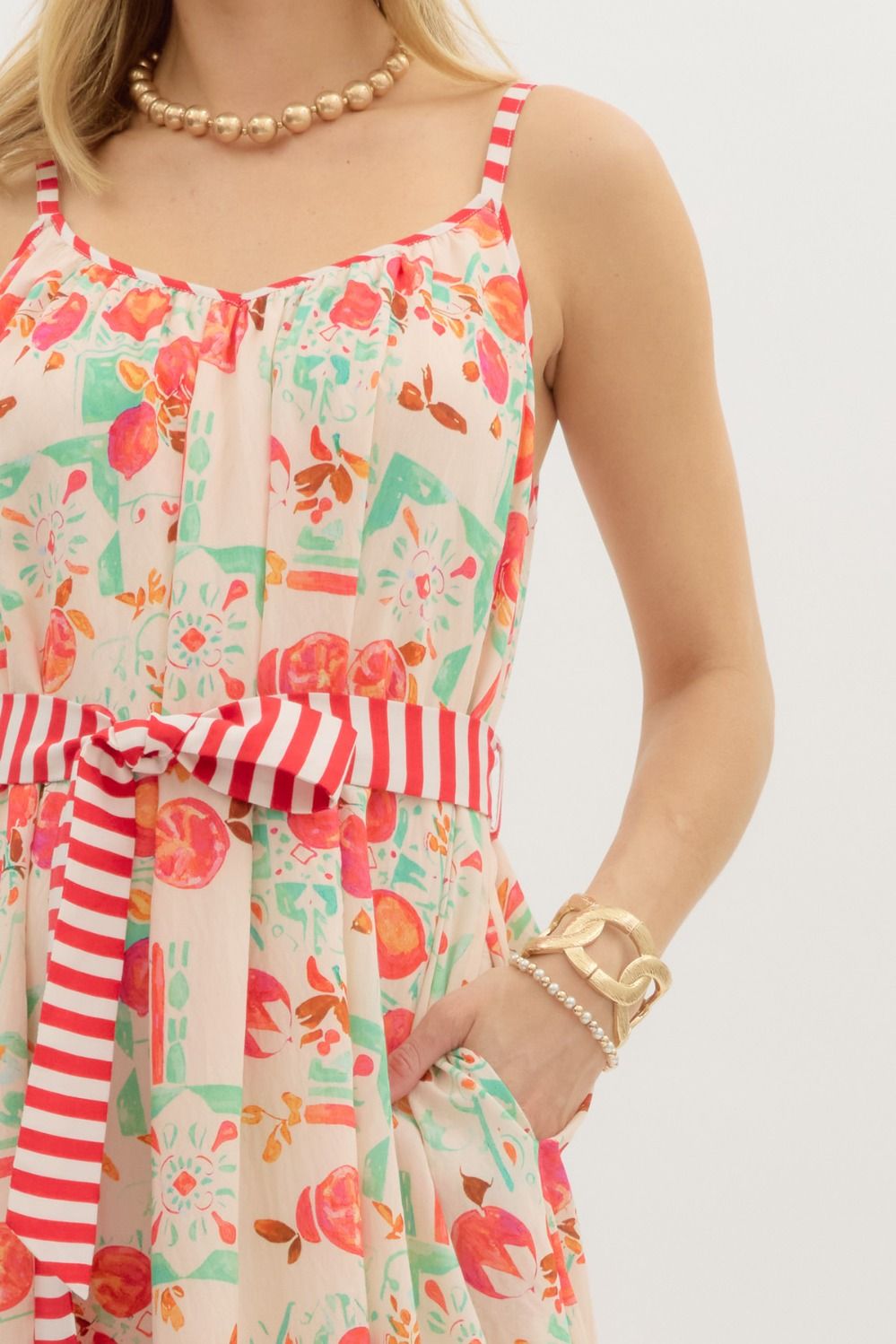 Juliette Floral Midi Sundress - MTT Collective