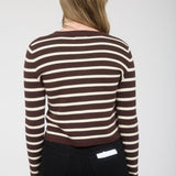 Juliette Striped Button Cardigan - MTT Collective