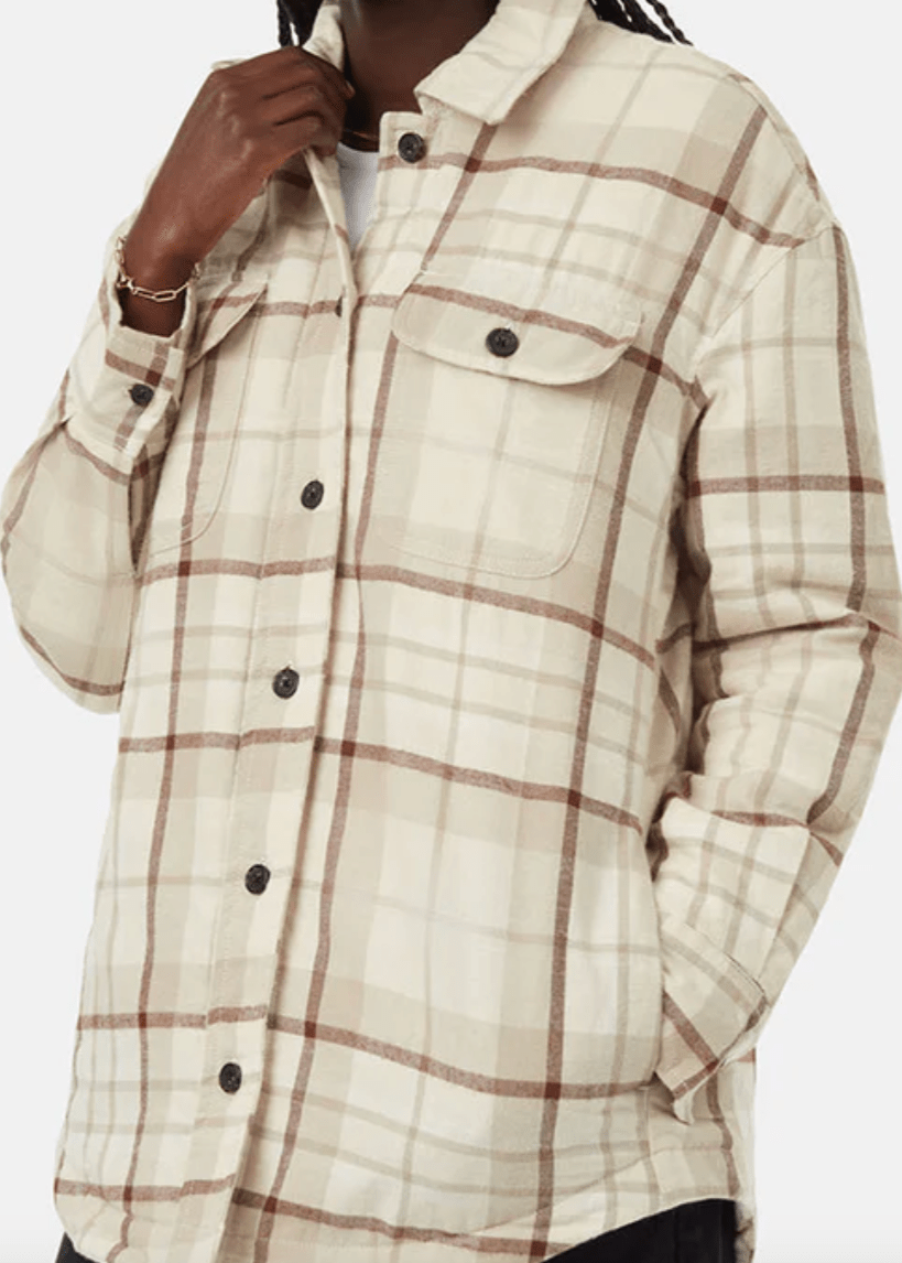Kapok Flannel Insulated Shacket - MTT Collective