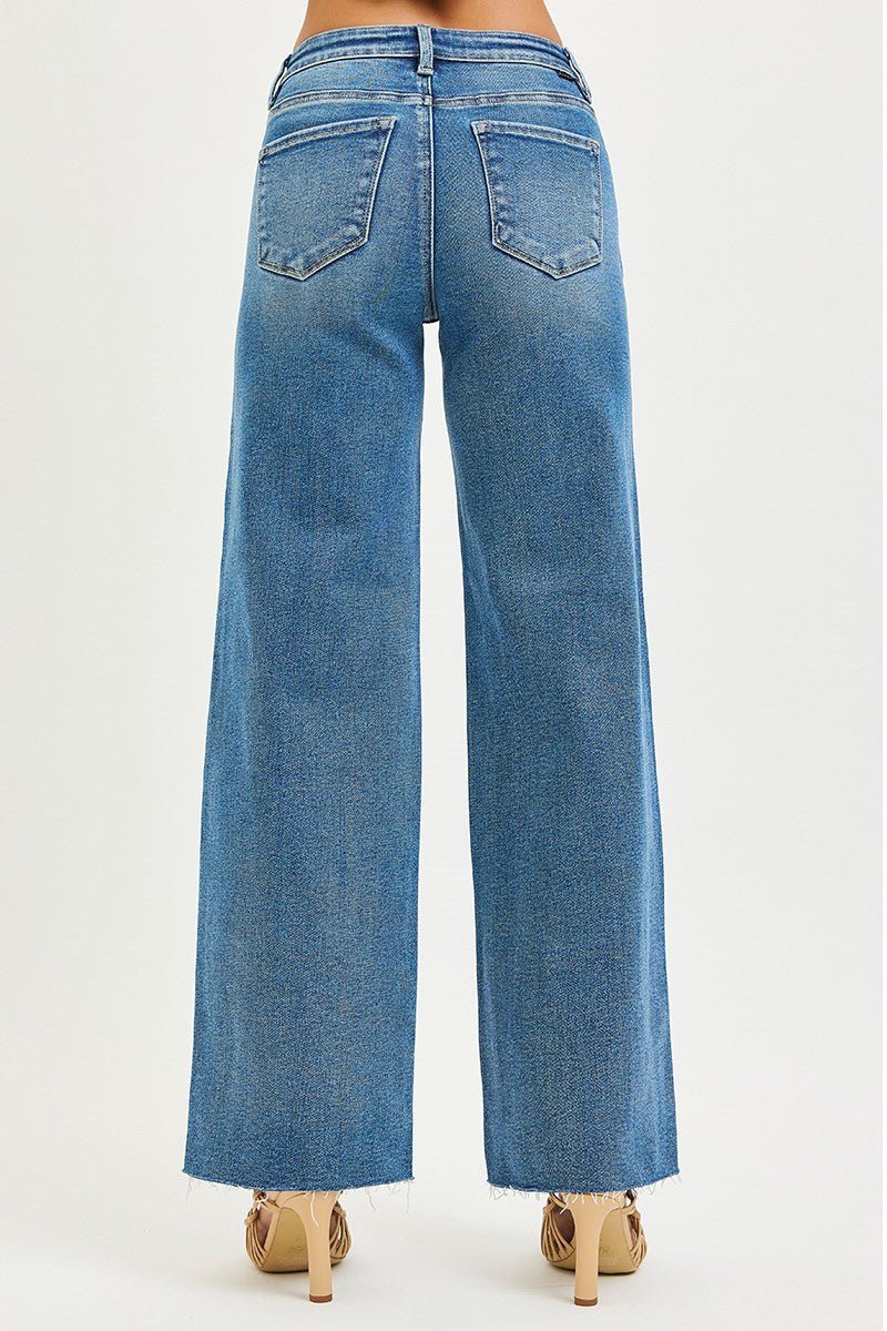 Katie High Rise Wide Leg Jean - MTT Collective