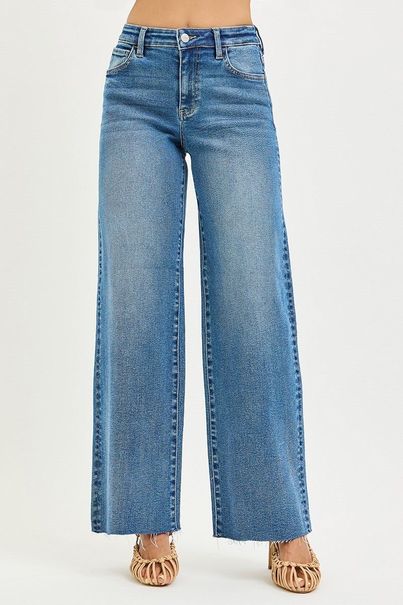 Katie High Rise Wide Leg Jean - MTT Collective