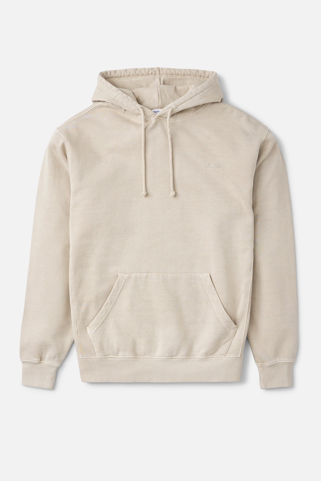 Katin Embroidered Hoodie Birch Vintage Wash - front