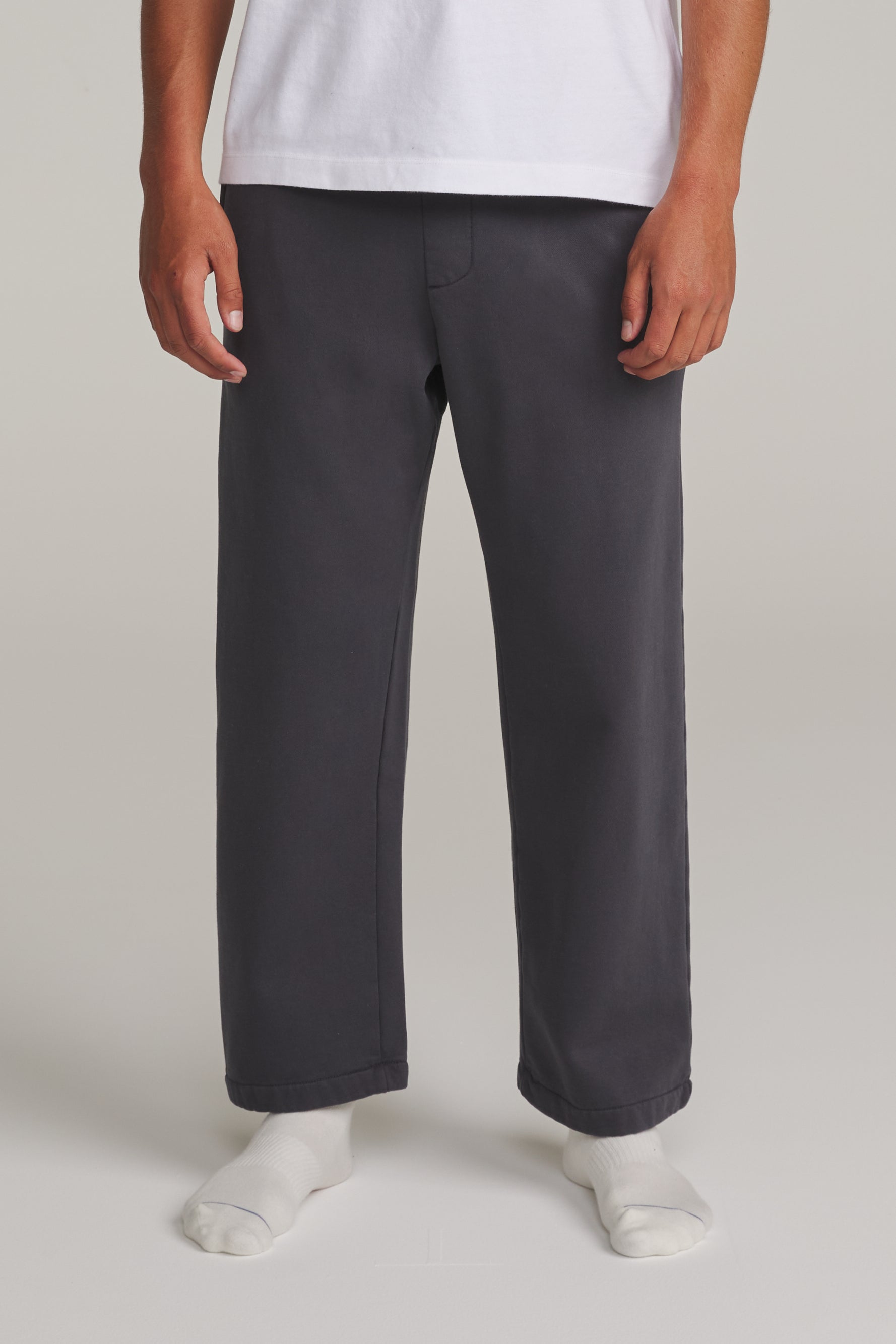 Katin Layton Lounge Pant Navy Vintage Wash - on model front