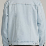Katin Harris Denim Jacket in Light Indigo, back on model