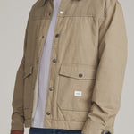 Katin Yukon Jacket Khaki - on model side