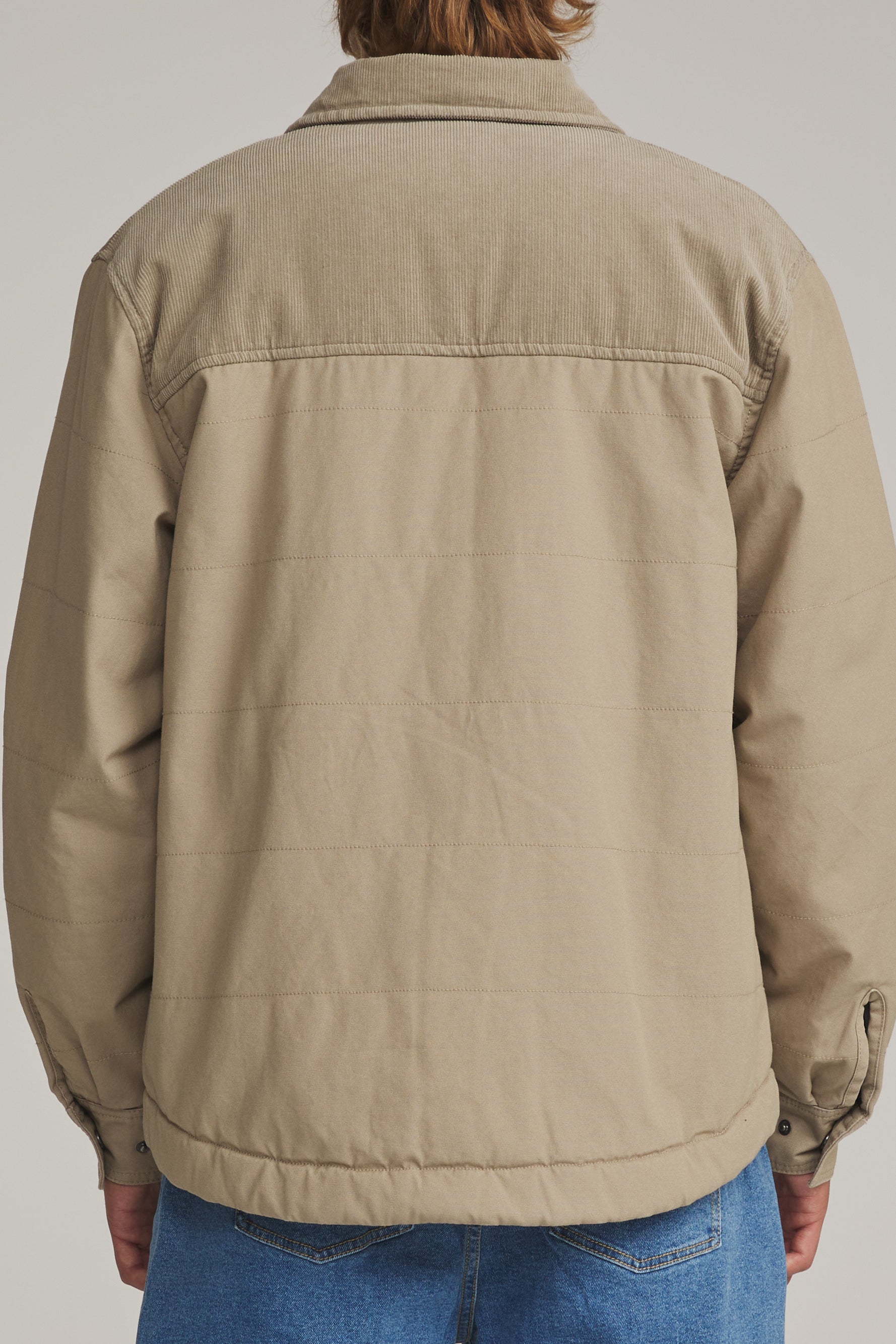 Katin Yukon Jacket Khaki - on model back