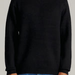 Katin Rivers Sweater Black - on model front
