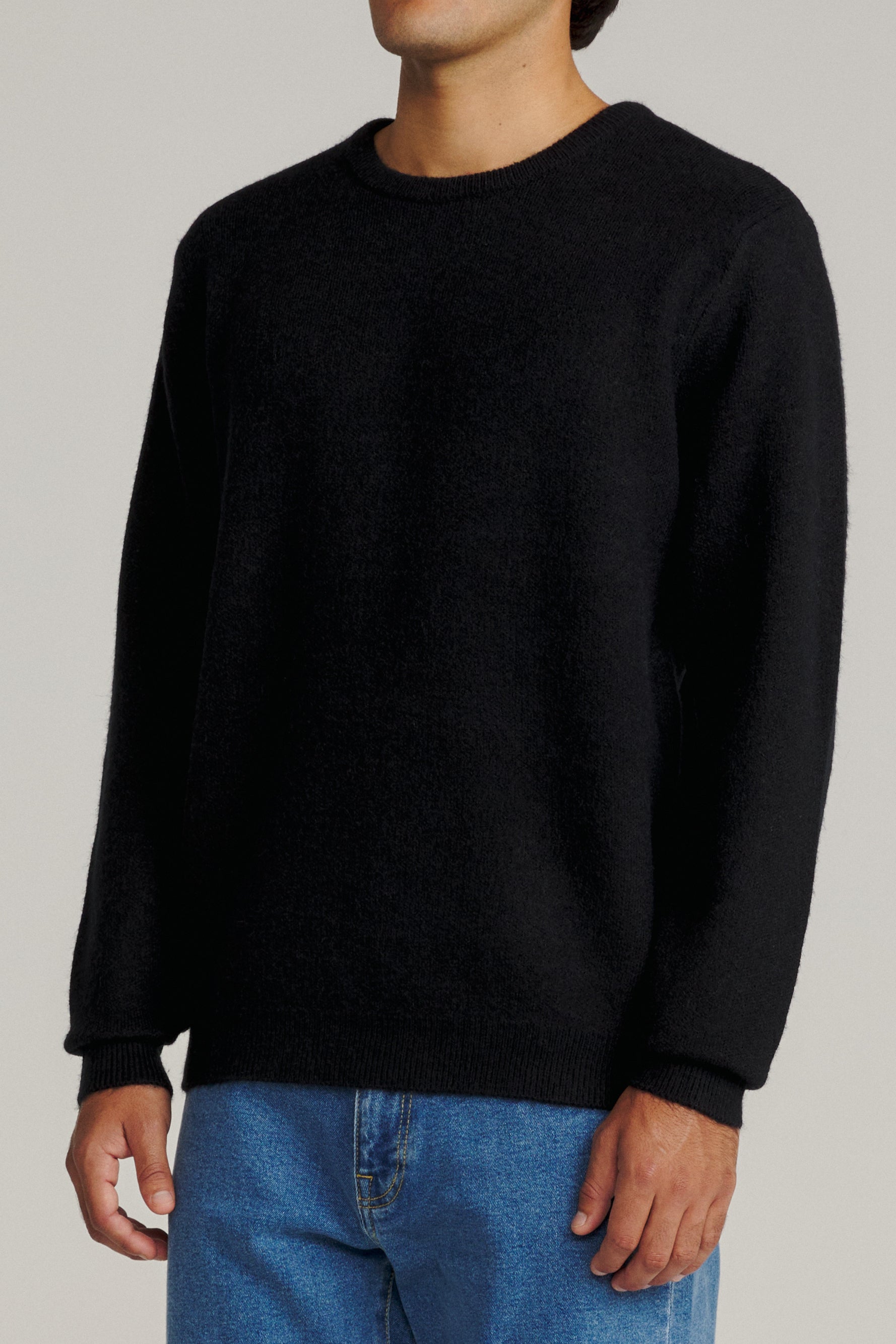 Katin Rivers Sweater Black - on model side