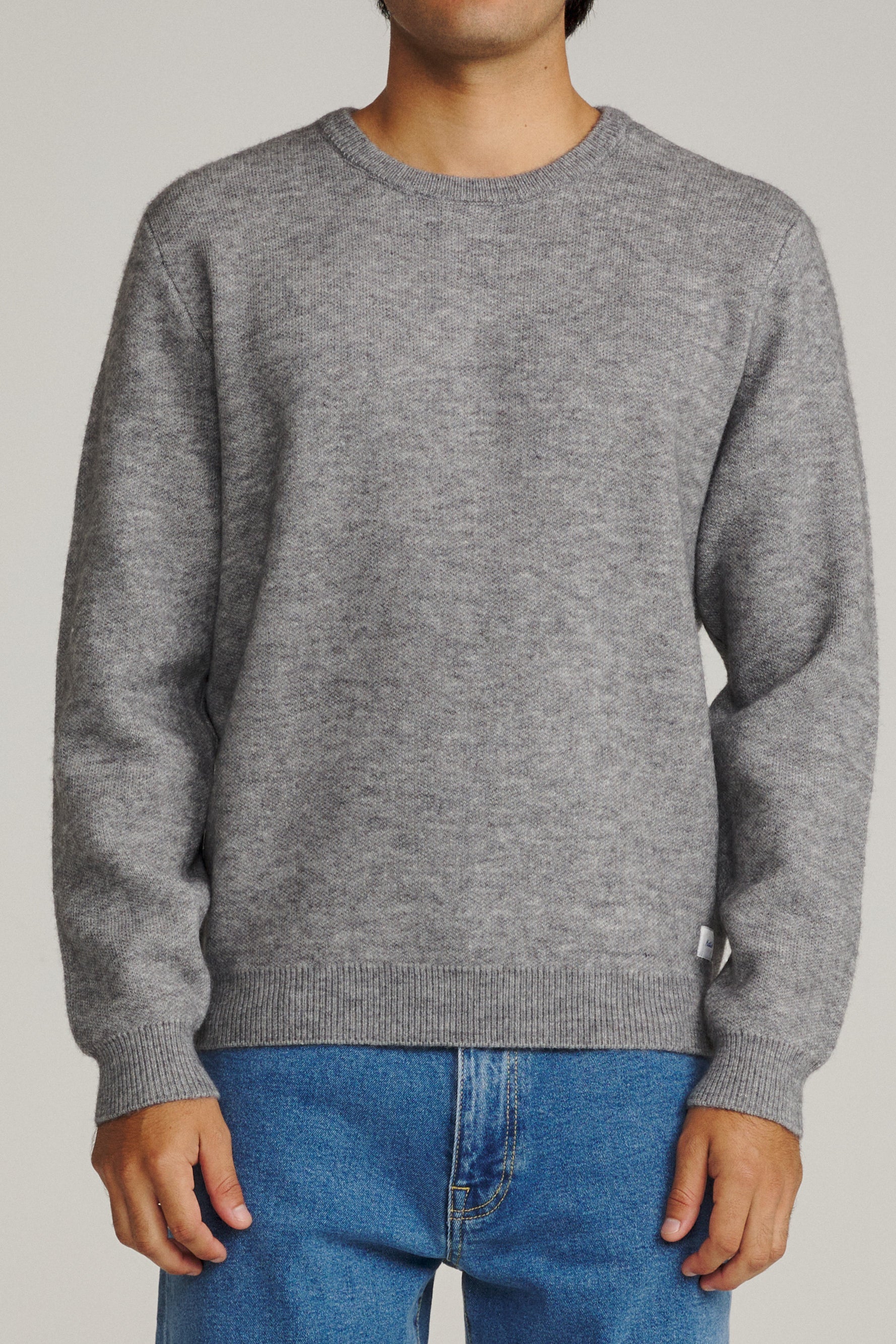 Katin Rivers Sweater Heather Gray - on model front