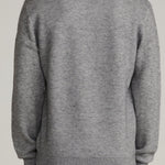 Katin Rivers Sweater Heather Gray - on model back
