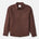 Katin Sierra Flannel in French Roast, flat lay front