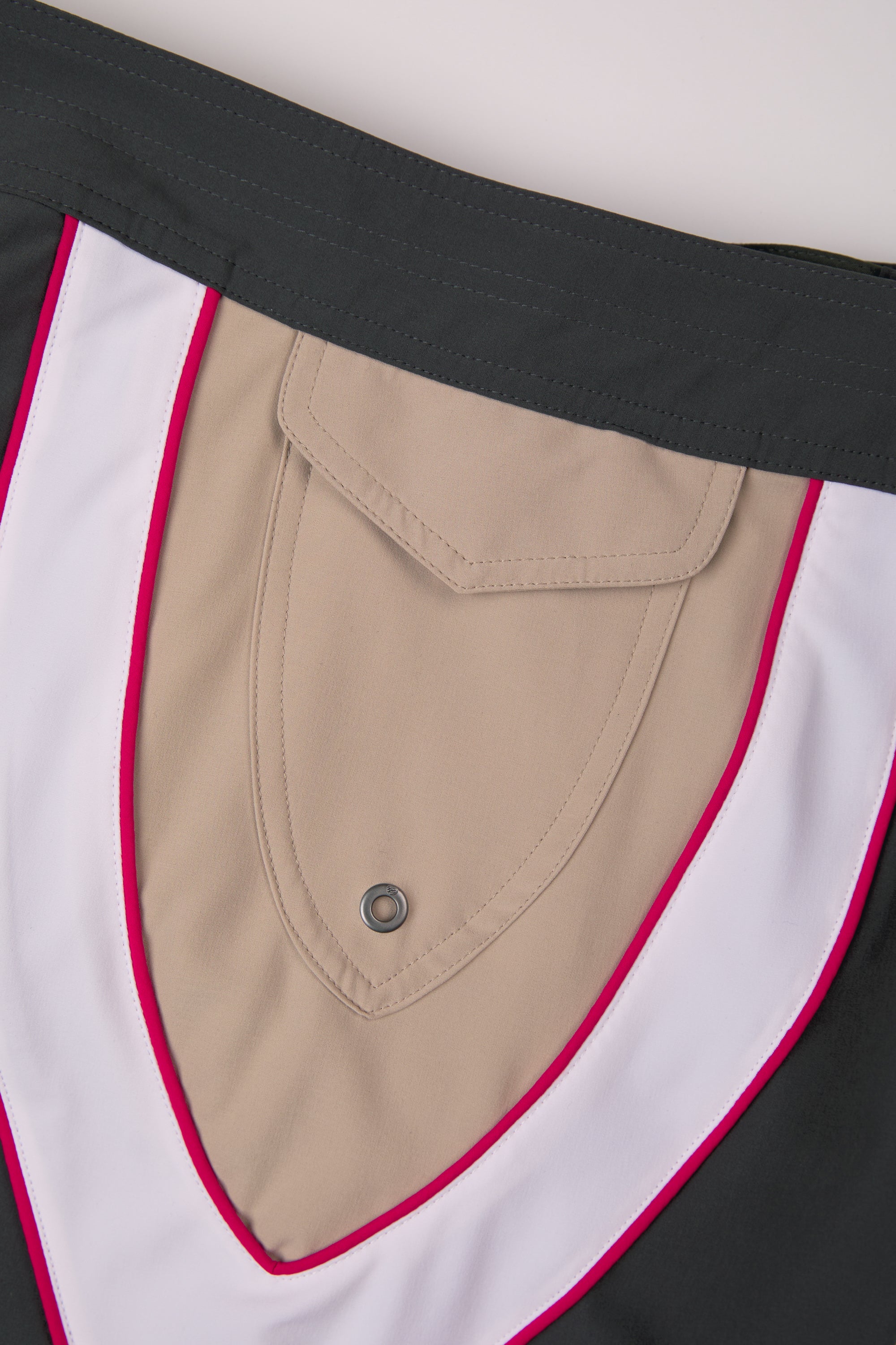 Banner Surf Trunk - Black - detail