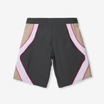 Banner Surf Trunk - Black - flat lay back