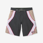 Banner Surf Trunk - Black - flat lay front