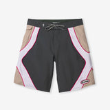 Banner Surf Trunk - Black - flat lay front