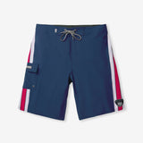 Track Surf Trunk - Navy - flat lay front