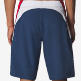 Track Surf Trunk - Navy - on model back