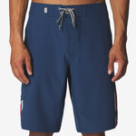 Track Surf Trunk - Navy - on model front