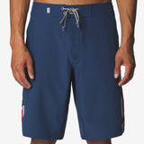 Track Surf Trunk - Navy - on model front