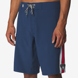 Track Surf Trunk - Navy - on model side